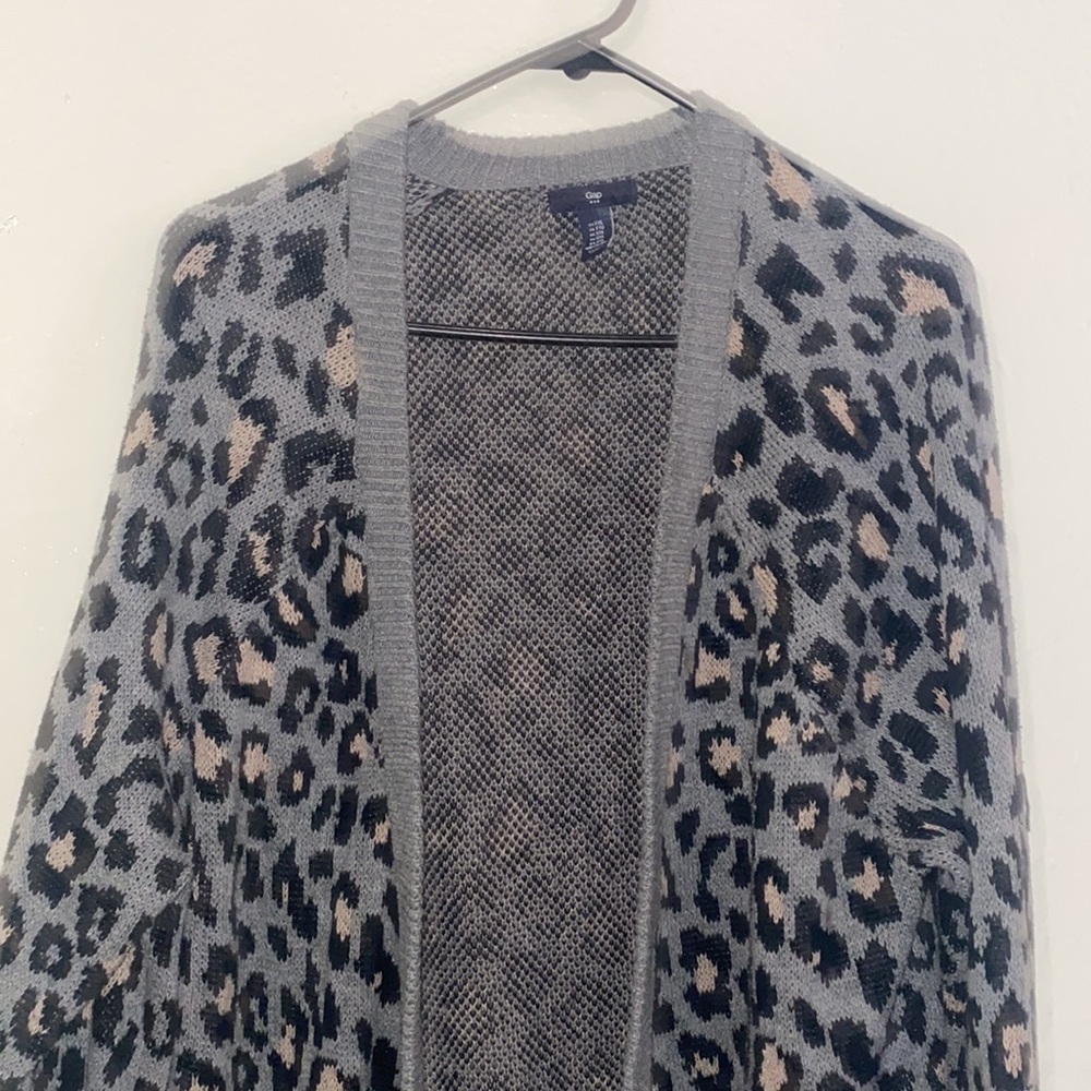 Gap Leopard Cardigan